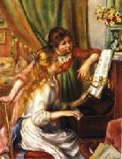 Auguste renoir Young Girls at the Piano china oil painting reproduction